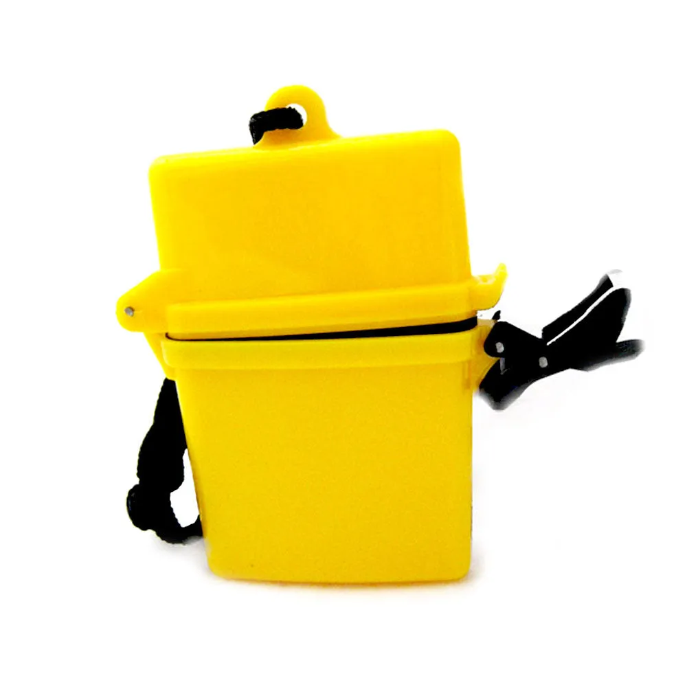1 Waterproof Plastic Container with Lanyard Storage Case Carry Box Outdoor Sport