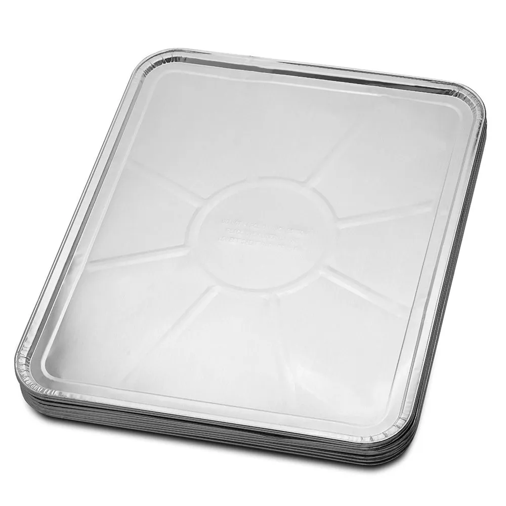 10-Pack Disposable Aluminum Liner 18" X 15" Foil Oven Tray Baking Sheet Pan Heat
