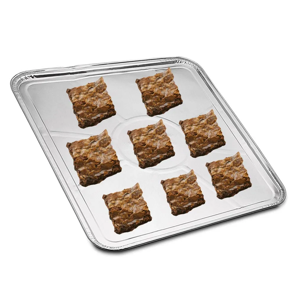 10-Pack Disposable Aluminum Liner 18" X 15" Foil Oven Tray Baking Sheet Pan Heat