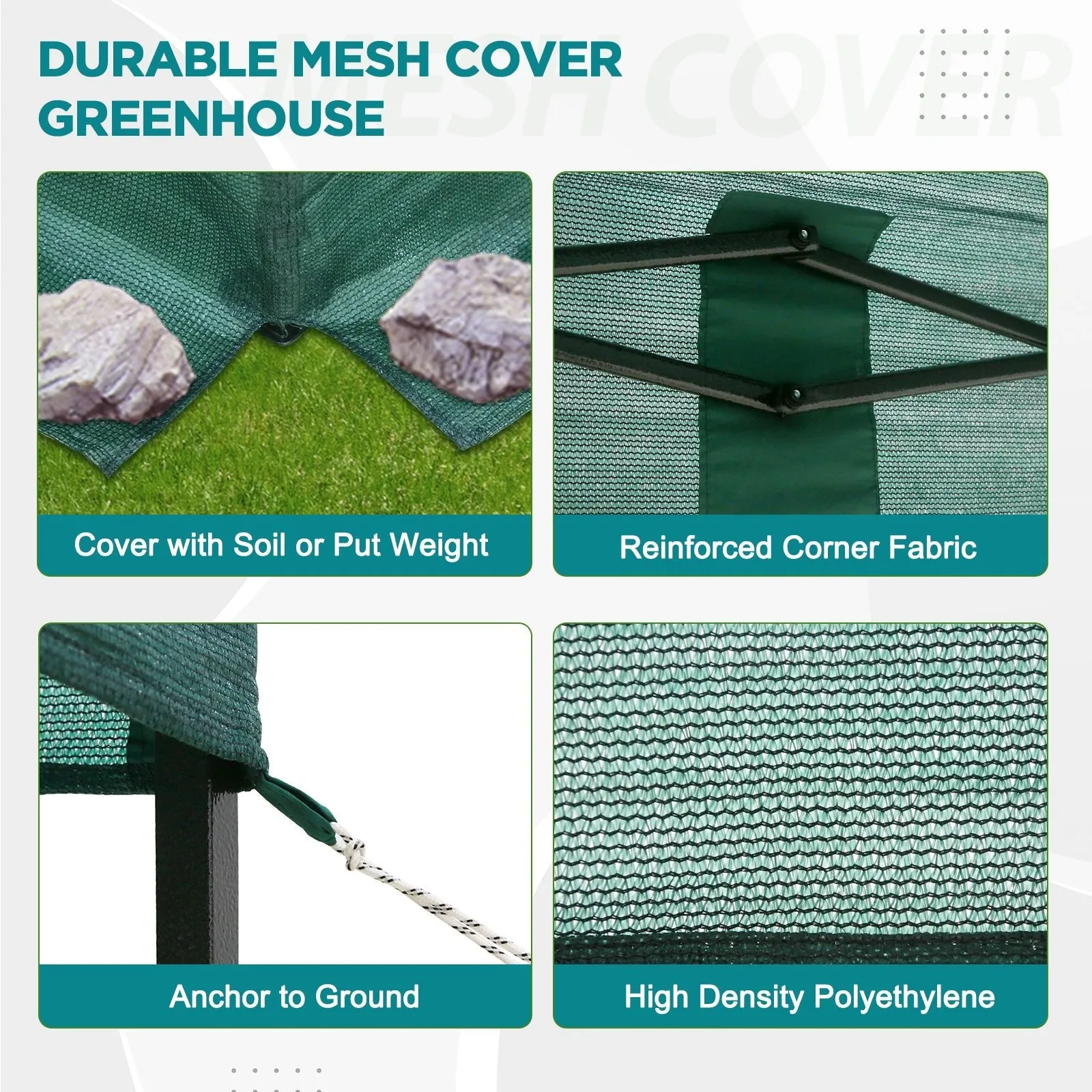 10x10 Shade Cloth Cover Pop Up Greenhouse