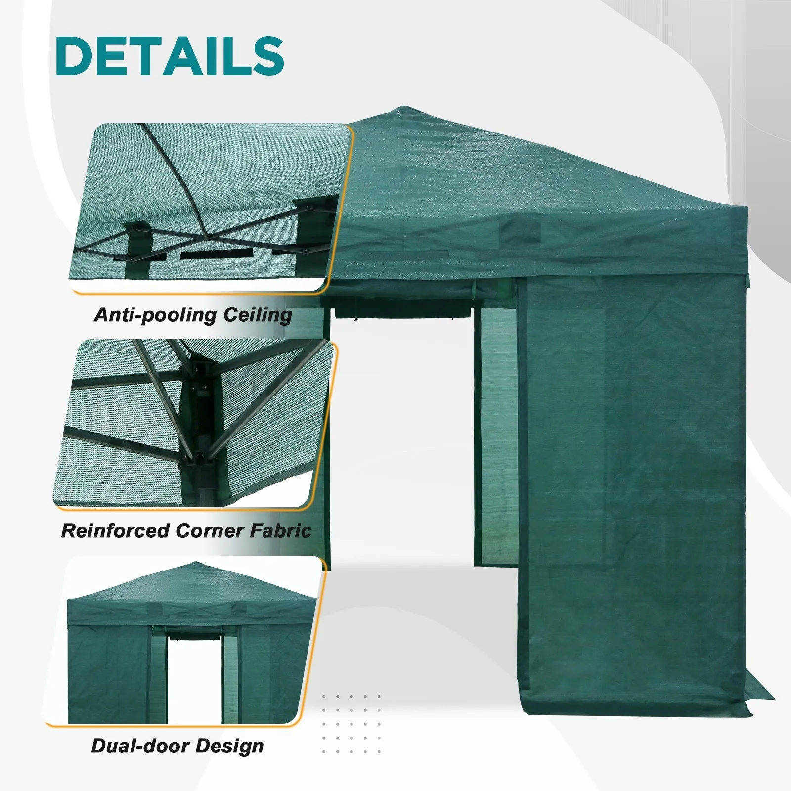 10x10 Shade Cloth Cover Pop Up Greenhouse