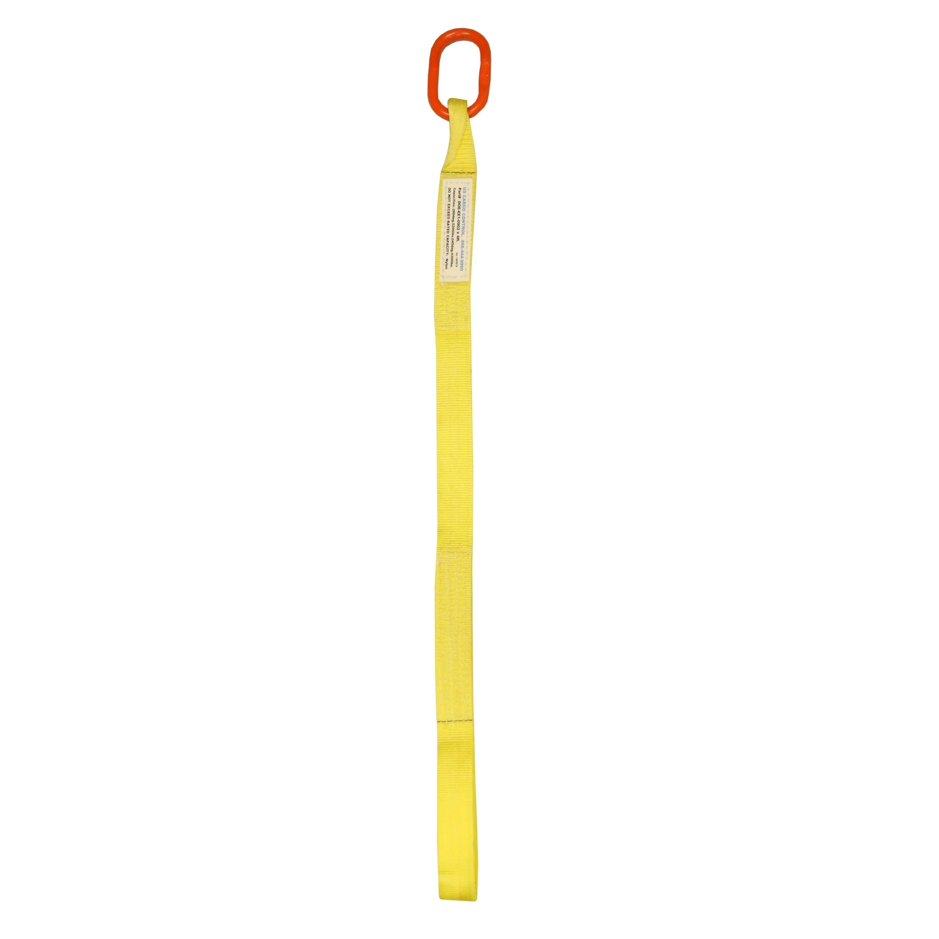 1"x7' (1 ply) Single Leg Nylon Sling w/ Master Link & Sewn Loop