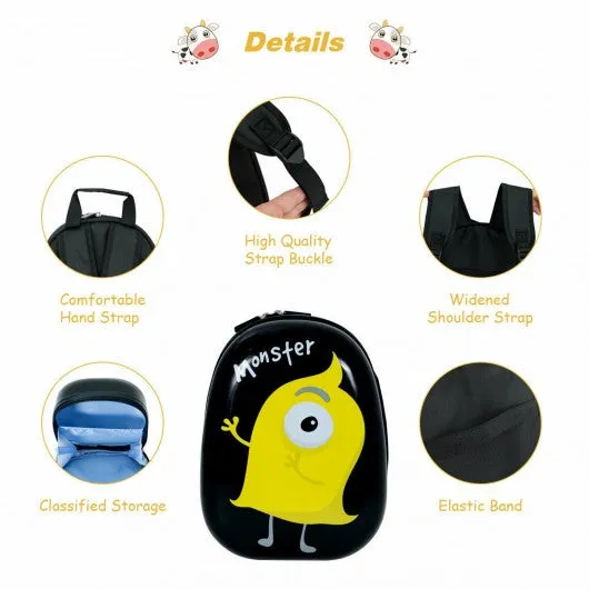 2 pcs Kids Luggage Set 12" Backpack & 16" Rolling Suitcase