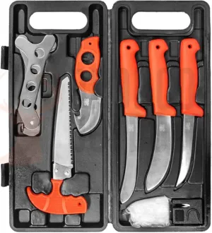 Buffalo River Slaughter/Knife Set In Hard Case
