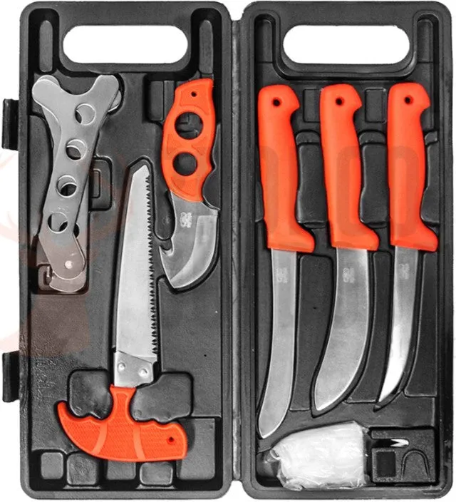 Buffalo River Slaughter/Knife Set In Hard Case
