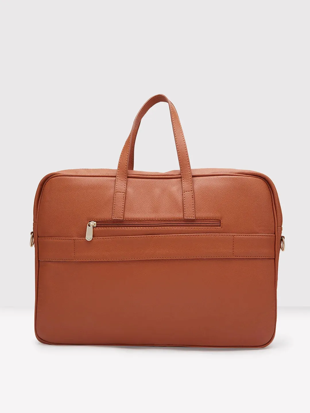 Caprese Cora Laptop Tote Large Orange