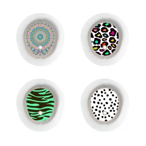 Dexcom G7/Dexcom ONE  Sensor Sticker (Bright 'n' Wild) 4pk