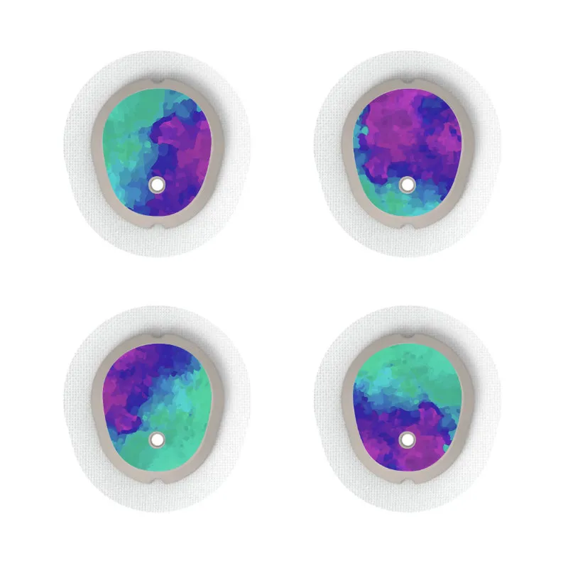 Dexcom G7/Dexcom ONE  Sensor Sticker (Colour Wave) 4pk