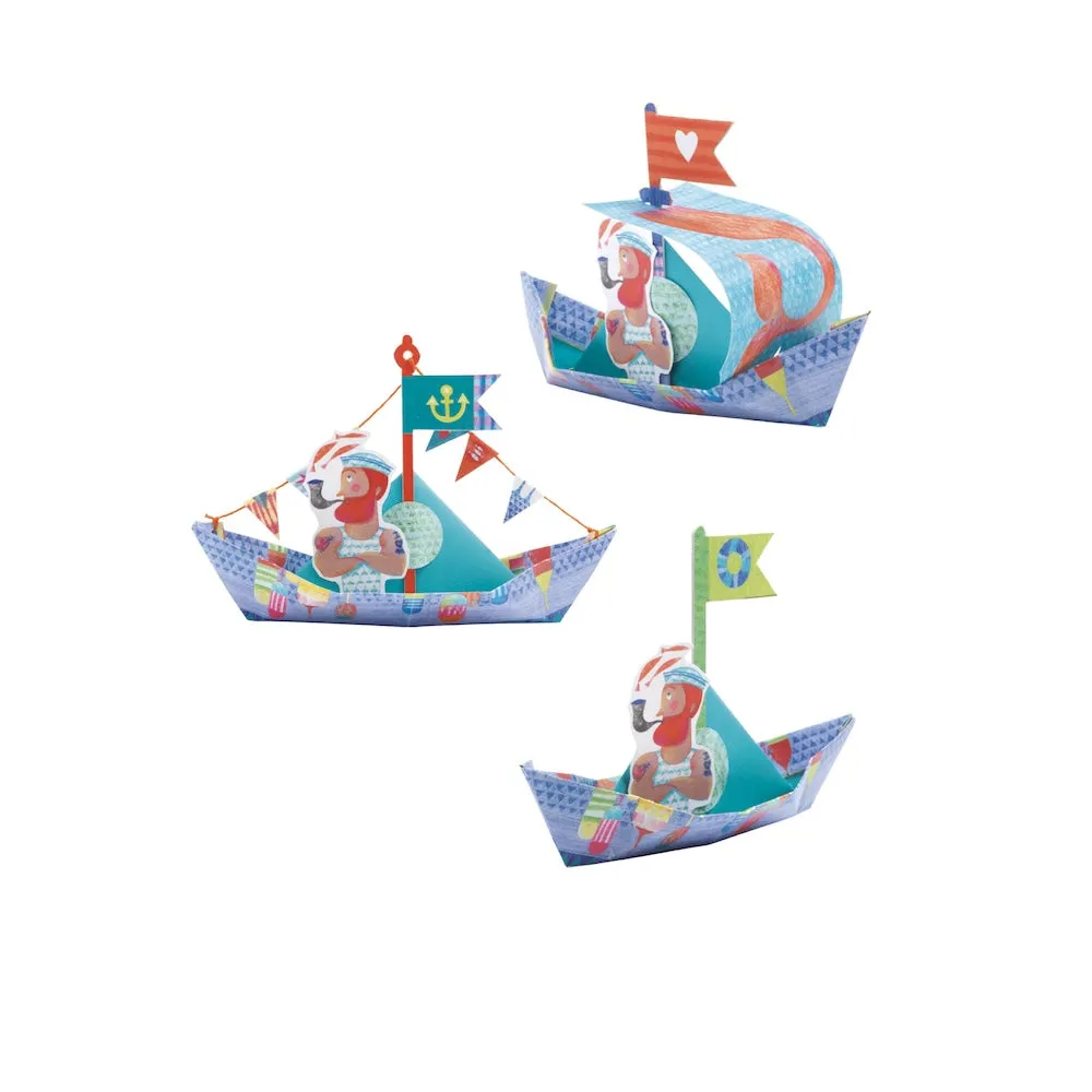 Djeco Arts & Crafts -  Origami Floating boats