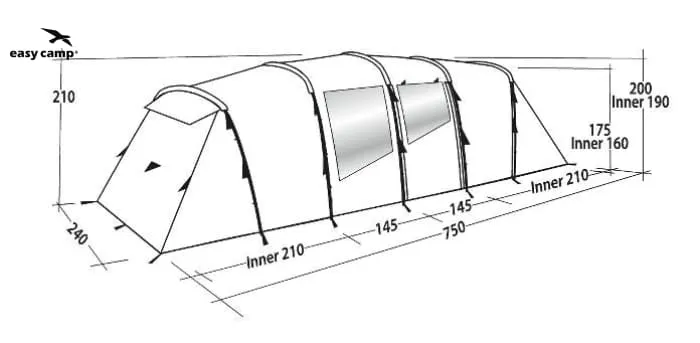 Easy Camp Huntsville Twin 800