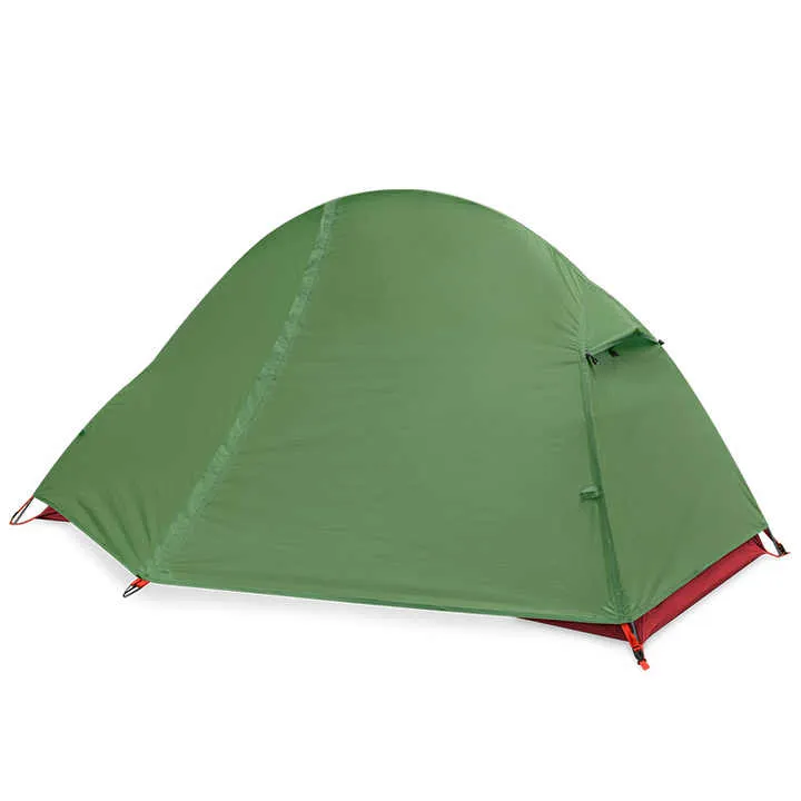 Factory Aluminum Custom logo Oxford Rainproof Cycling Double Layer Pole Outdoor Camping Tent خيمة تخييم خارجية مزدوجة الطبقات مقاومة للمطر مصنوعة من الألومنيوم بشعار مخصص من مصنع أكسفورد لركوب الدراجات