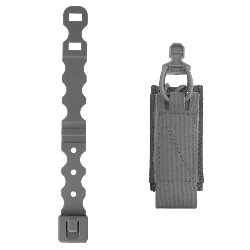 flexible magazine pouch for MG-123 pistol magazine Grey
