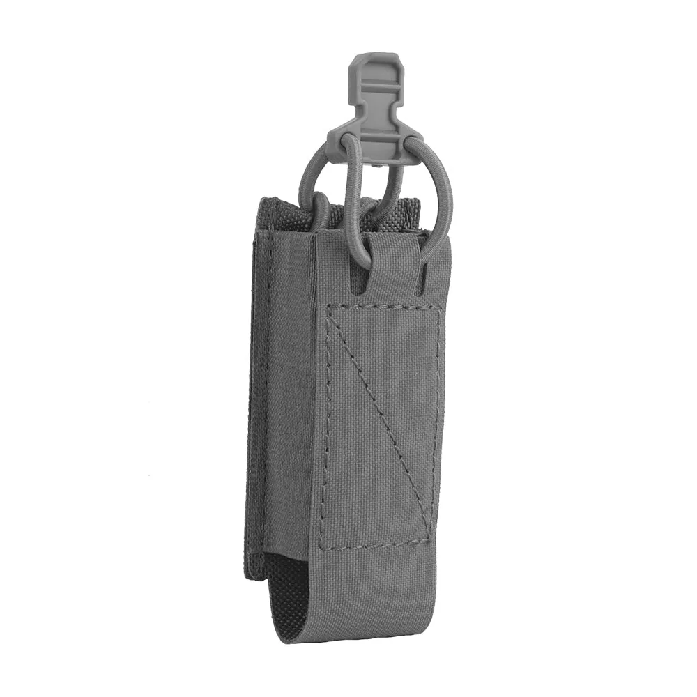 flexible magazine pouch for MG-123 pistol magazine Grey