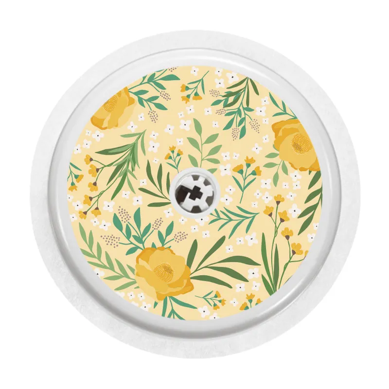 Freestyle Libre 2 Sensor Cover (Yellow Sparkle) 3pk