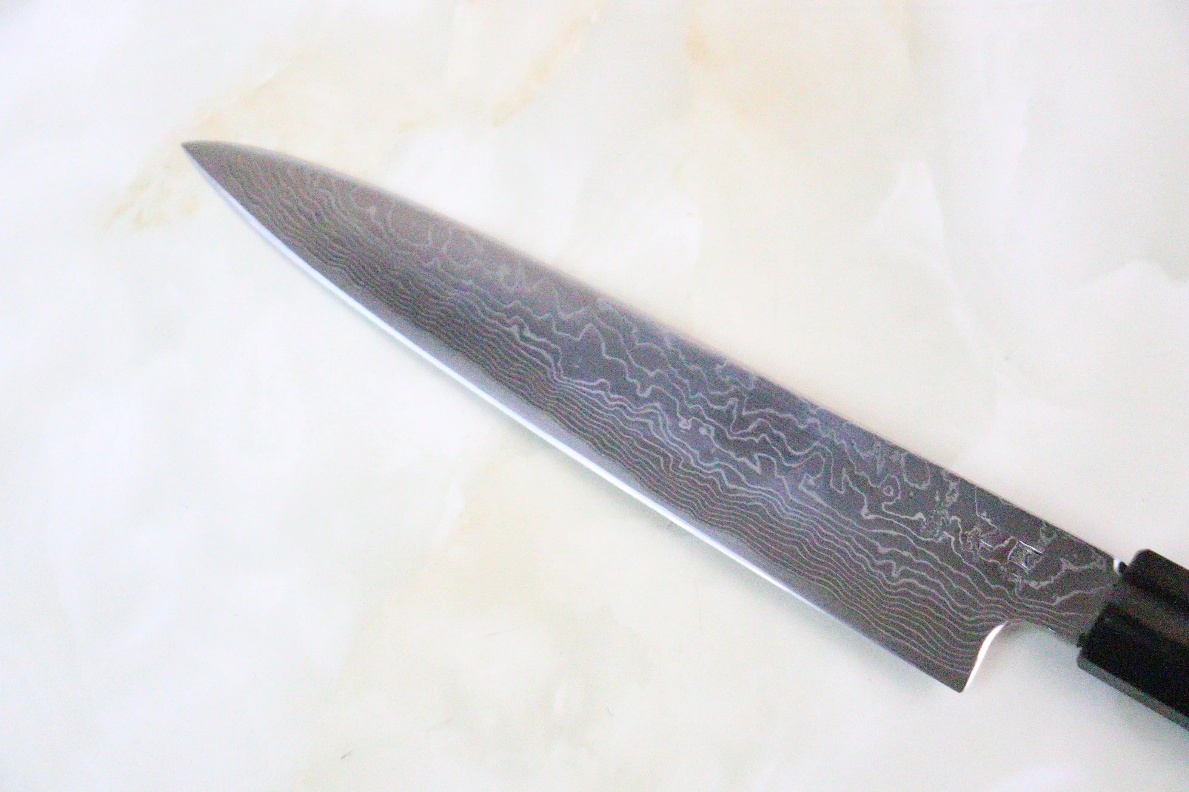 Fu-Rin-Ka-Zan R-2 Damascus Wa Series Wa Petty 165mm (6.4inch, Octagon Shaped Bocote Wood Handle, FRD-1PB)