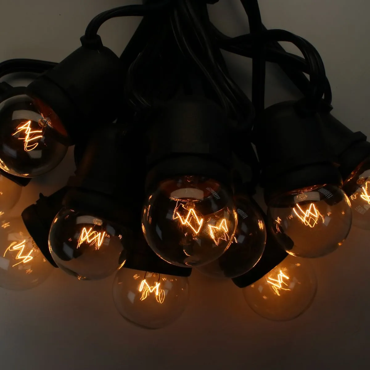 G40 Clear (White) Glass Bulbs E26 Bases (25 Pack)
