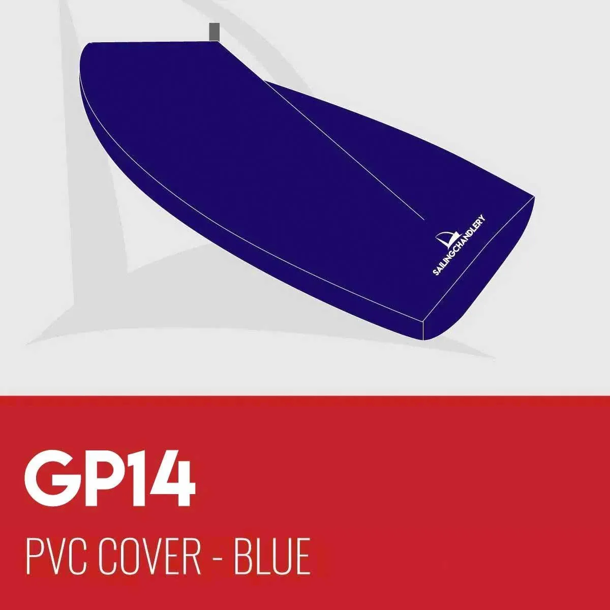 GP14 Boat Cover - Boom Up -  PVC Blue