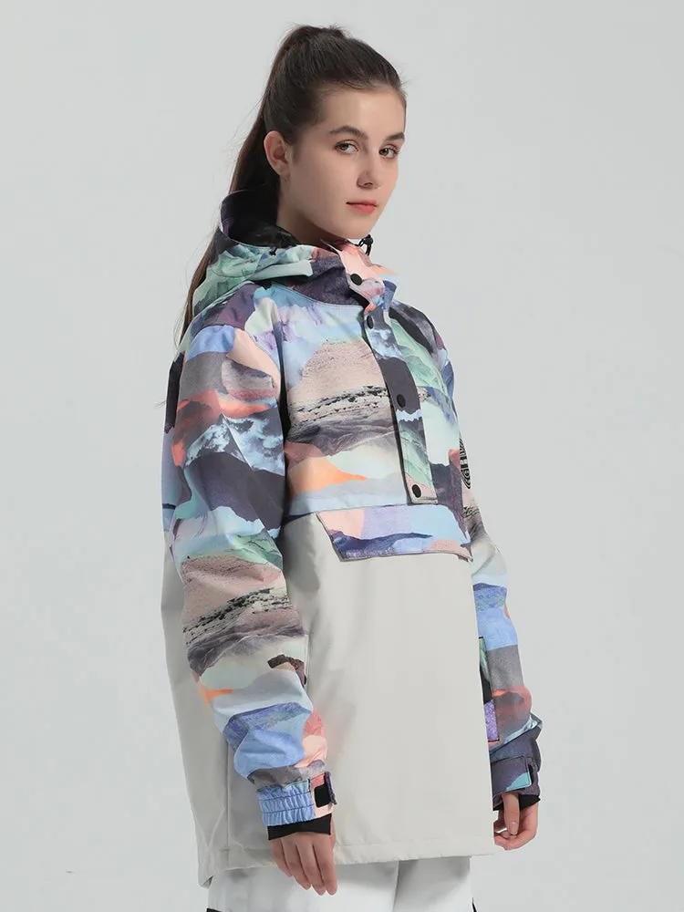 Gsou Snow Women's Color Block Ski Jacket