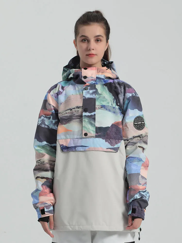 Gsou Snow Women's Color Block Ski Jacket