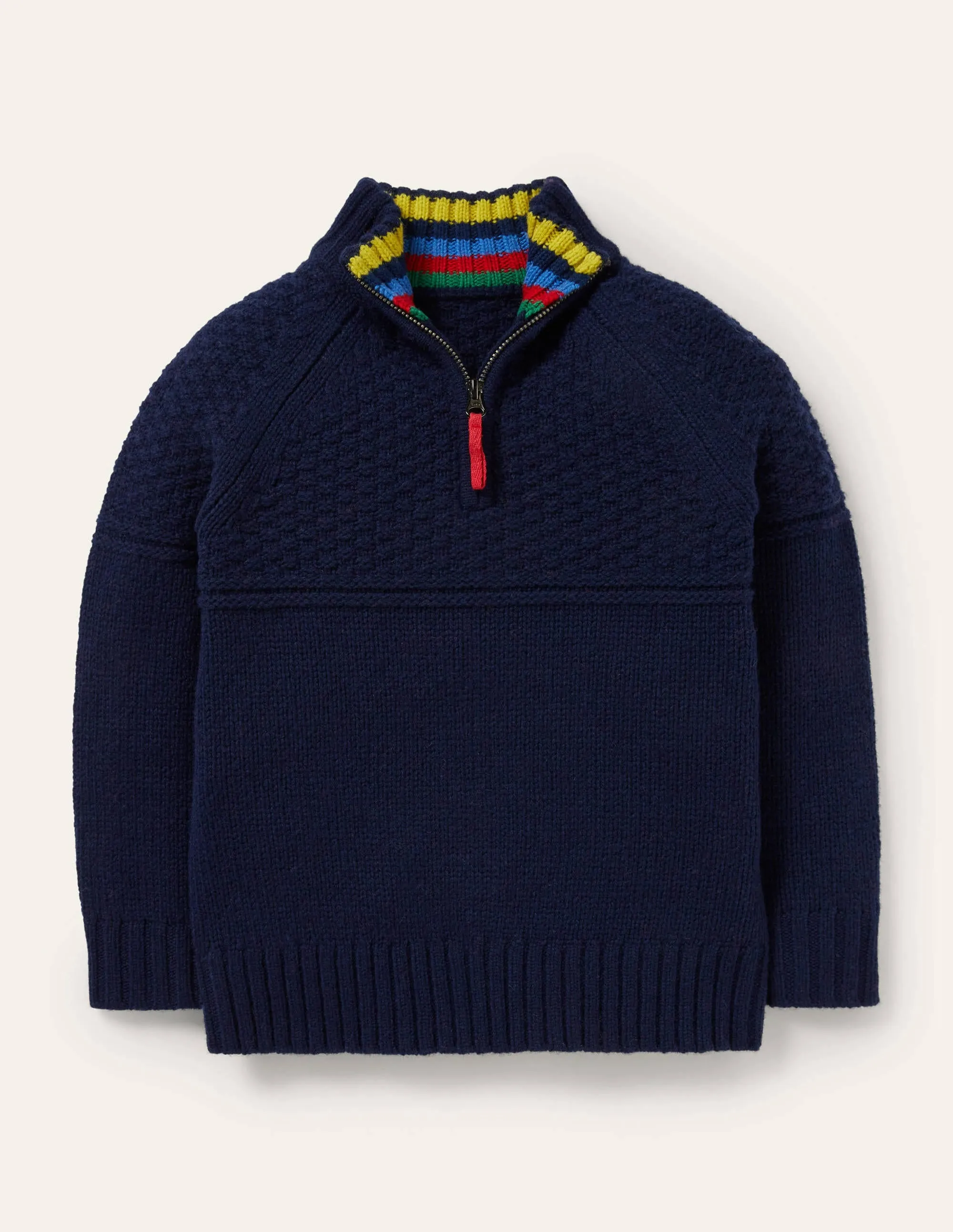 Half-zip Jumper-College Navy