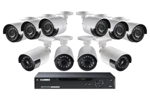 HD DVR Security System with 1080p Ultra-Wide Viewing Cameras & Lorex Cloud Connectivity