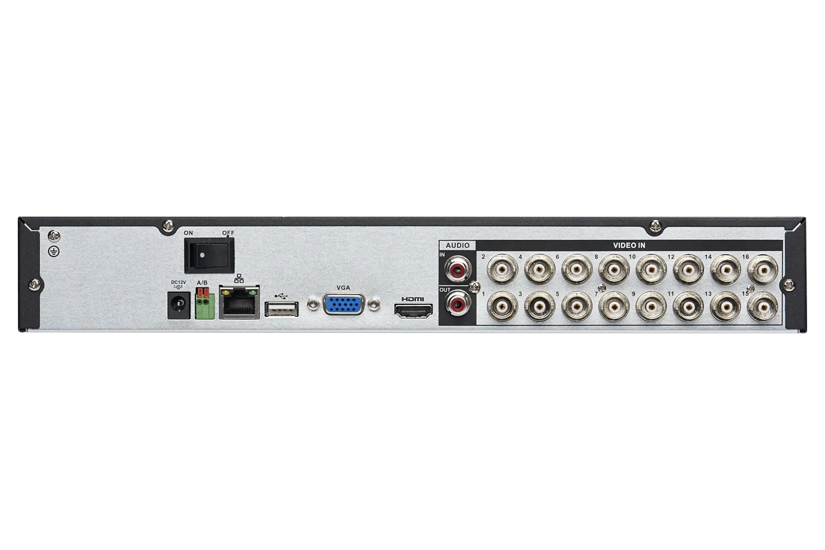 HD DVR Security System with 1080p Ultra-Wide Viewing Cameras & Lorex Cloud Connectivity