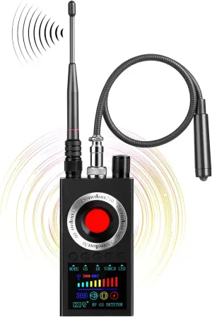 Hidden Camera Detectors Bug Detector anti Spy Detector Camera Detector Finder GPS Detector Sweeper for GPS Electronic Listening Device Hidden Cameras Protect Privacy Counter Surveillance Equipment