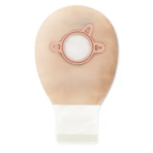 Hollister 18294 New Image 2-Piece Drainable Pouch With Integrated AF300 Filter, One Sided Comfortwear Panel And Lock N Roll Microseal Closure 2-3/4" Flange, 7" L, Mini, Transparent, With Belt Tabs