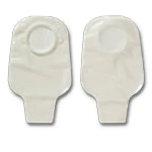 Hollister 3804 Centerpointlock 2-Piece Clamp Closure 11" Drainable Pouch Transparent No Filter 70mm 2-3/4"