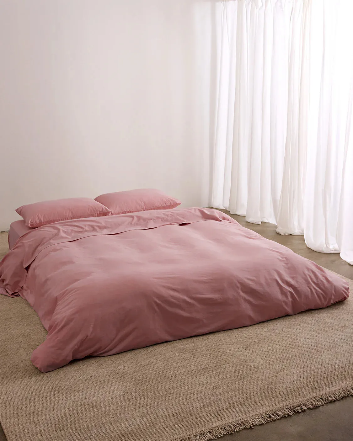 Hommey Quilt Cover - Blush