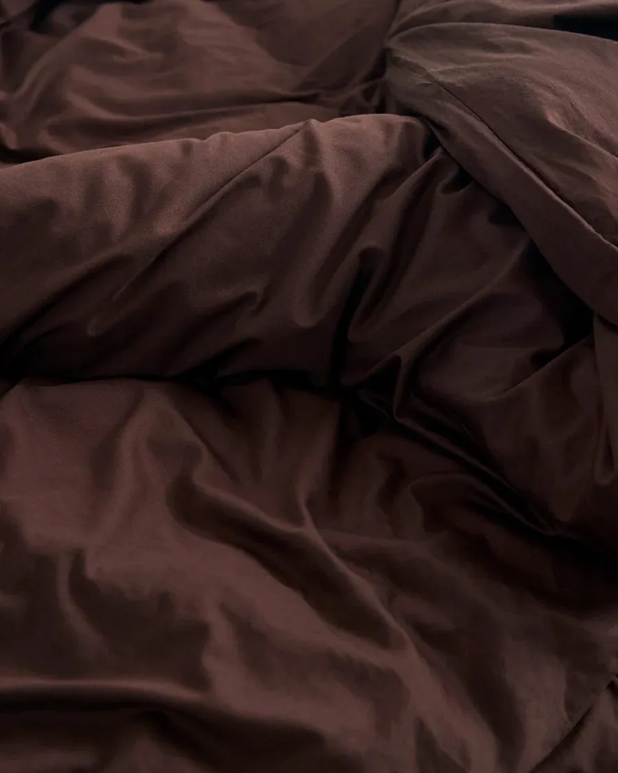 Hommey Quilt Cover - Cocoa