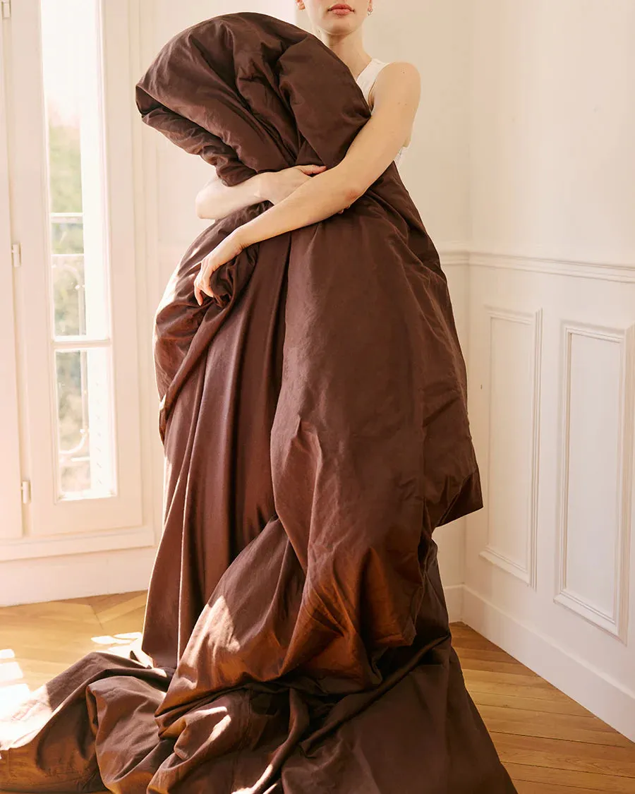 Hommey Quilt Cover - Cocoa