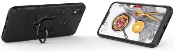 iPhone 7 Rugged Case with Stand - Black