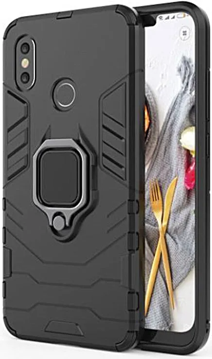 iPhone 7 Rugged Case with Stand - Black
