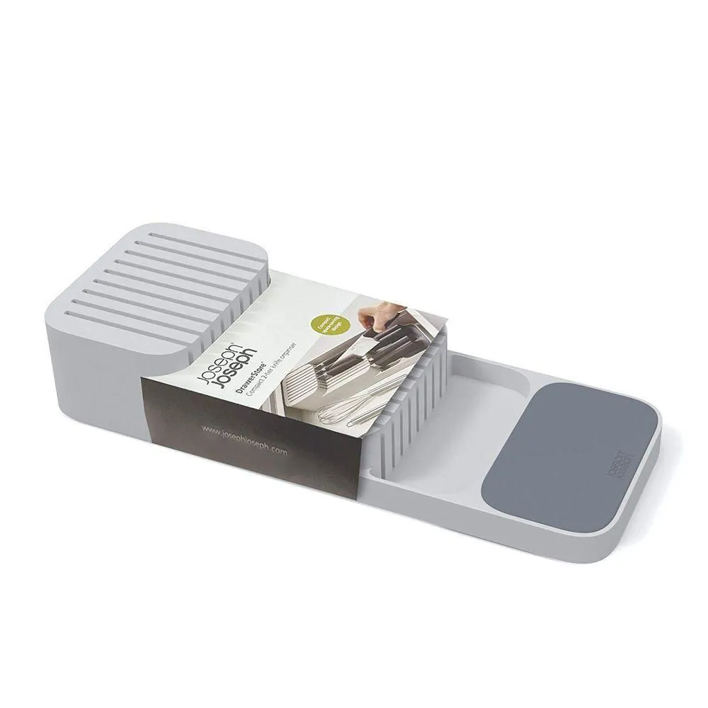 Joseph Joseph DrawerStore Compact In Drawer Knife Rack Grey