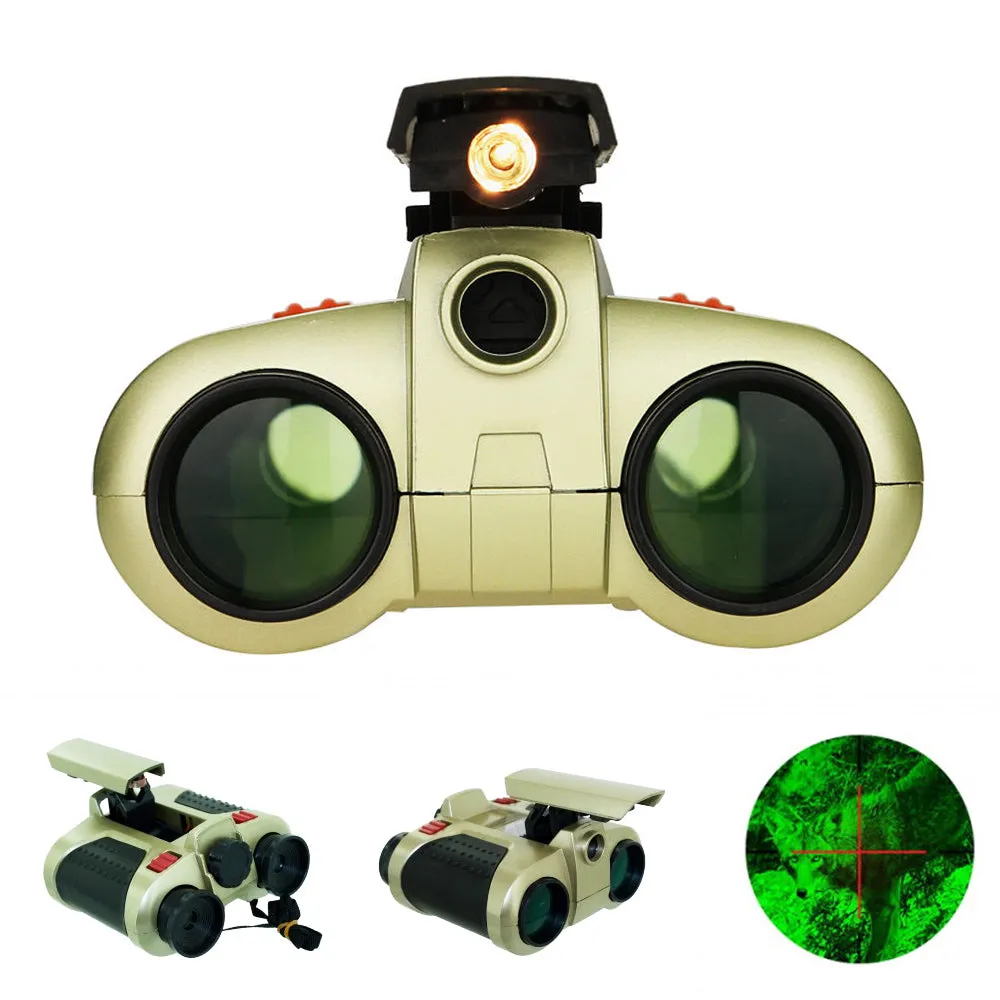 Kids Binoculars Night Vision Fun Outdoor Toy Bird Watching Camping Sightseeing