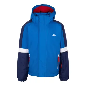 Kingsley Boys Padded Waterproof Ski Jacket in Blue