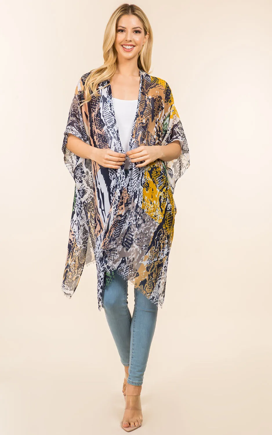 KP4112 Kimono Cover Up