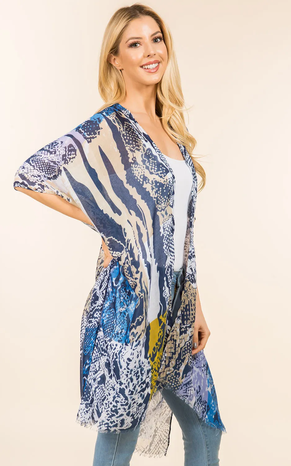 KP4112 Kimono Cover Up