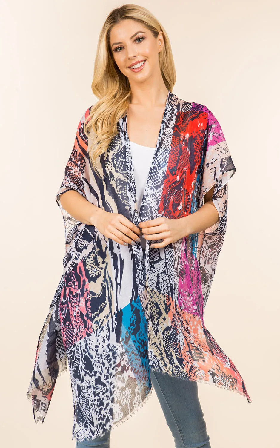 KP4112 Kimono Cover Up