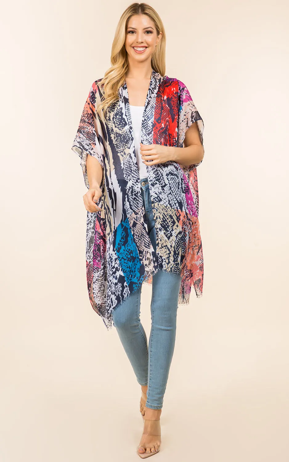 KP4112 Kimono Cover Up