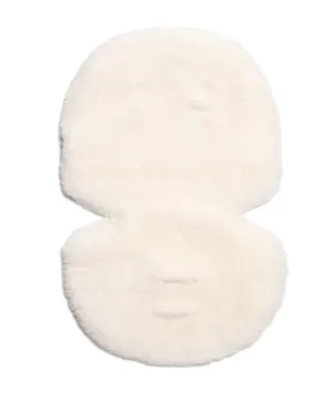 Luxury Sheepskin Pushchair Liner - Glacier White
