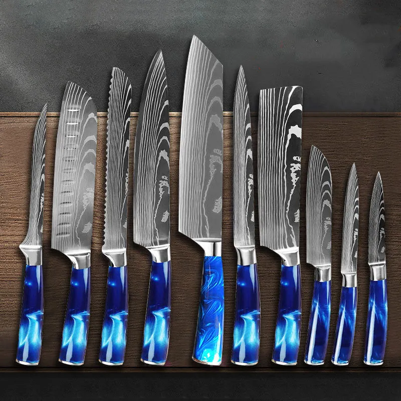 Multi-purpose Resin Handle Knife Set