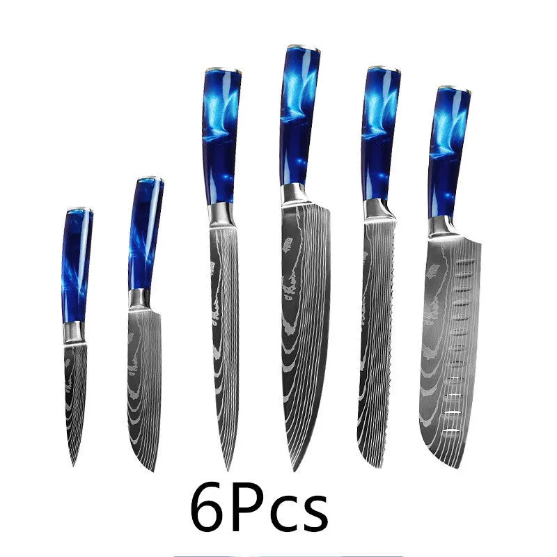 Multi-purpose Resin Handle Knife Set