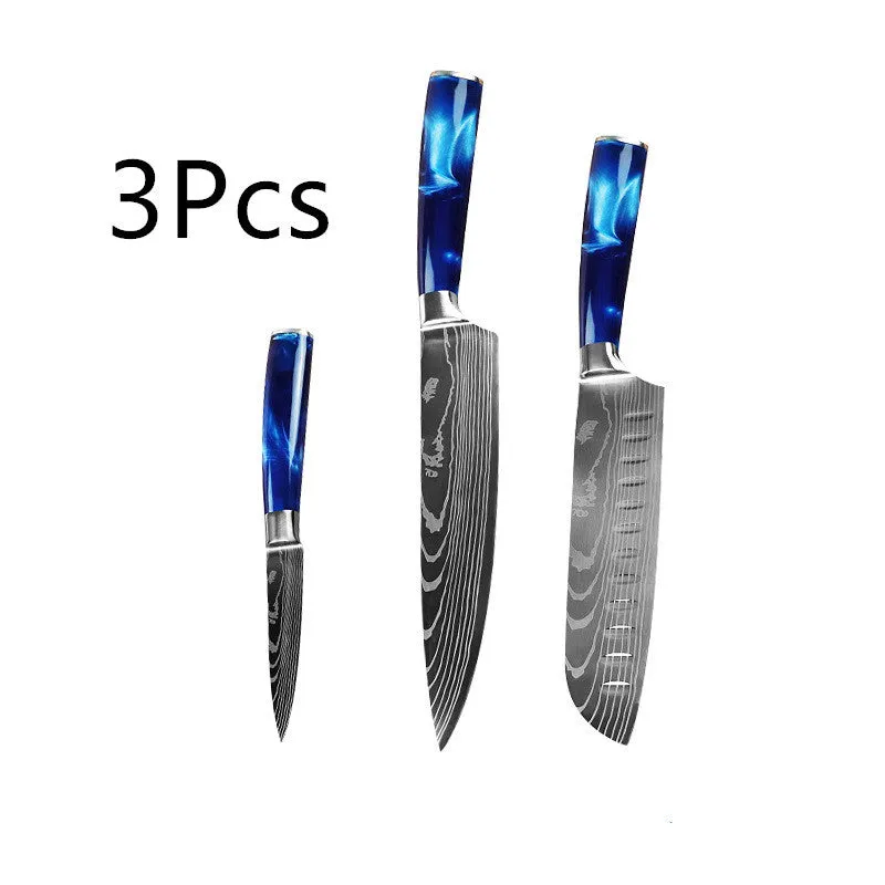 Multi-purpose Resin Handle Knife Set