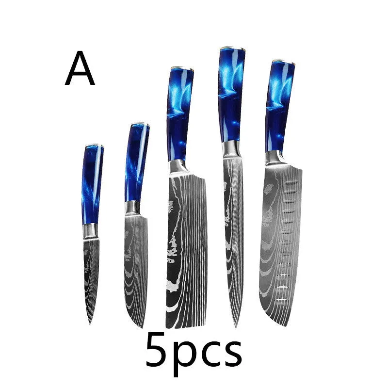 Multi-purpose Resin Handle Knife Set