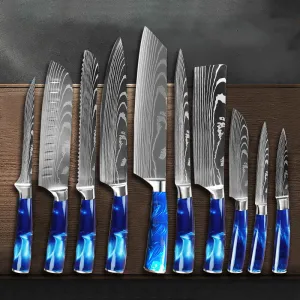Multi-purpose Resin Handle Knife Set