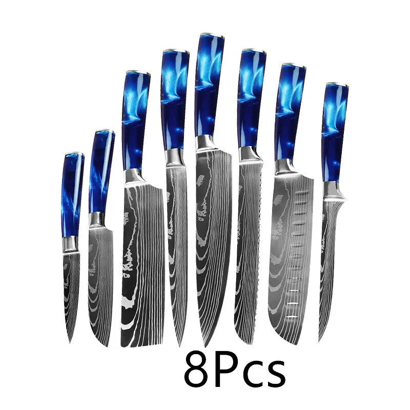 Multi-purpose Resin Handle Knife Set