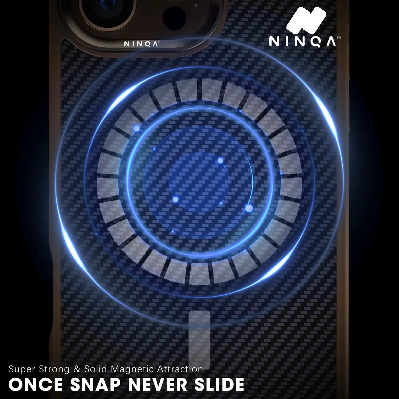 NINQA Carbon  ArmorPro Case built with Kevlar® 600D for iPhone 16 Pro Max
