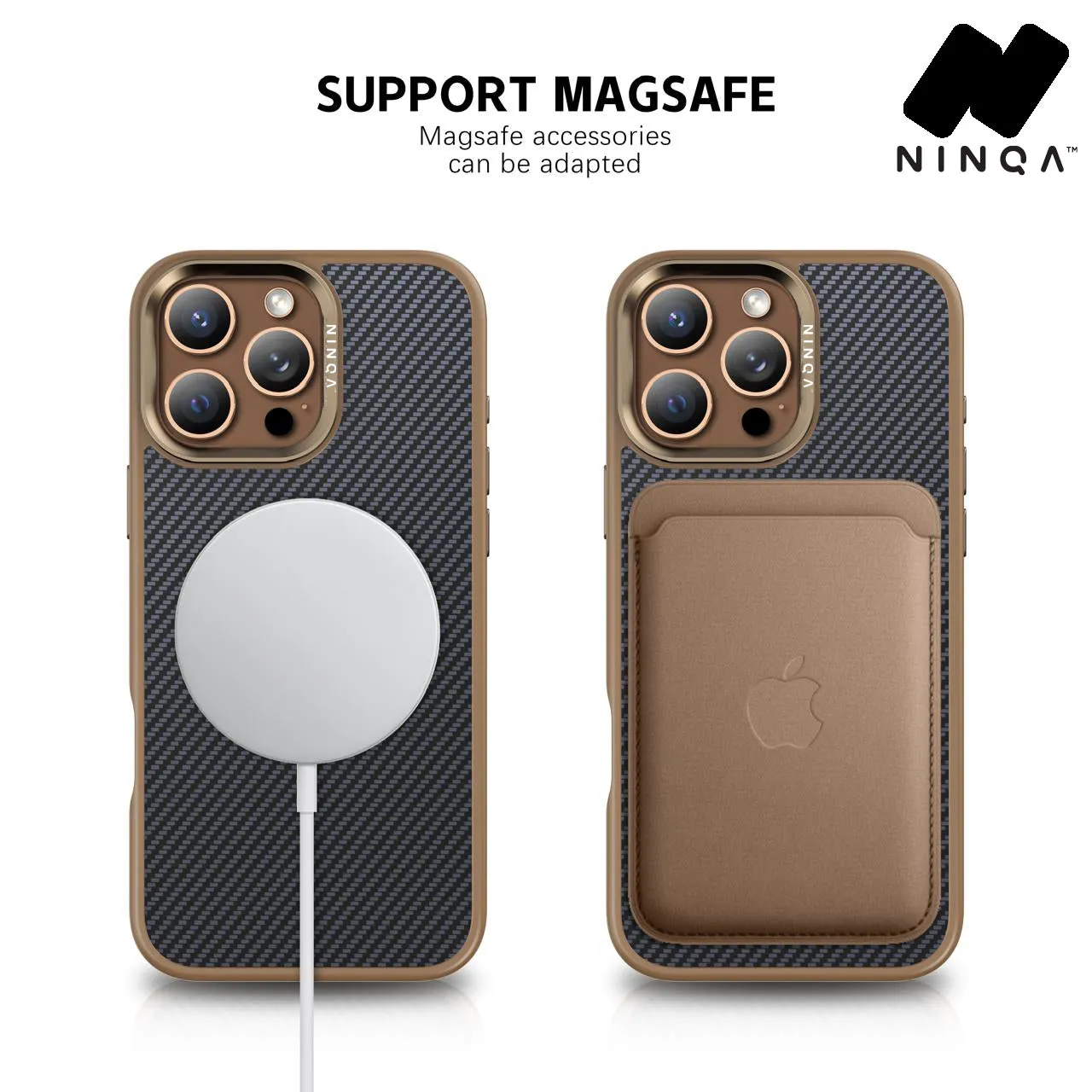 NINQA Carbon  ArmorPro Case built with Kevlar® 600D for iPhone 16 Pro Max